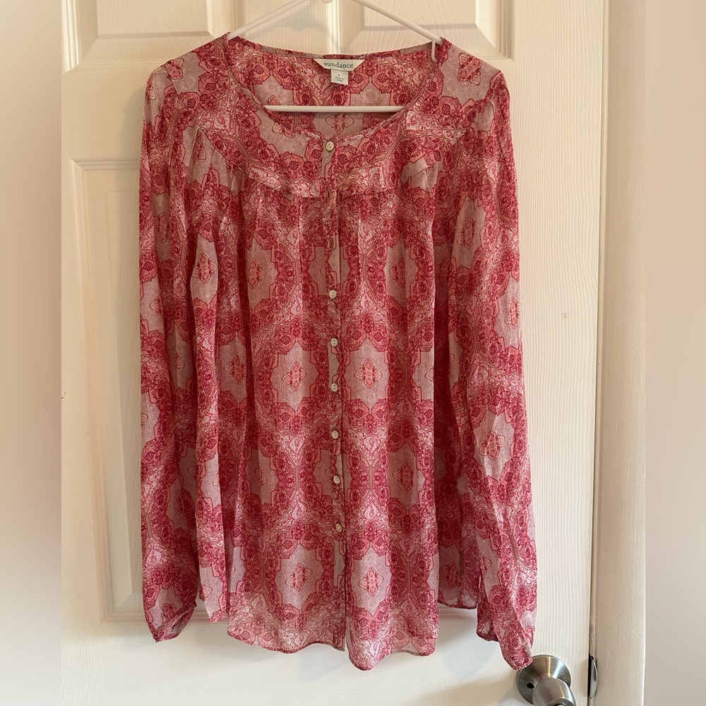 Sundance Women's Large Blouse- EUC!
